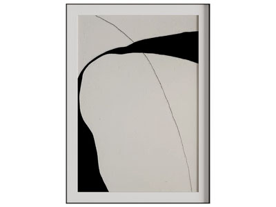 现代黑白装饰挂画