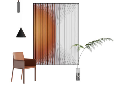 现代装饰挂画 休闲椅子