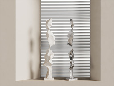 现代艺术雕塑雕刻 摆件组合3d模型 现代艺术雕塑雕刻 摆件组合