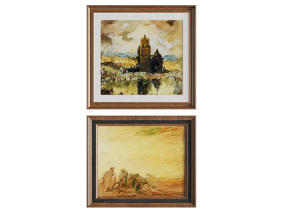 法式装饰挂画 油画