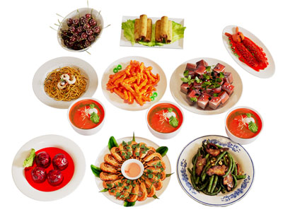 现代炒菜 红烧狮子头 食物中餐组合 菜品3d模型 现代炒菜 红烧狮子头 食物中餐组合 菜品