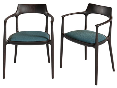 新中式扶手椅子 休闲椅子