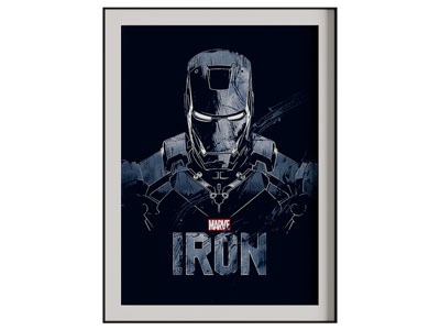 现代钢铁侠装饰挂画