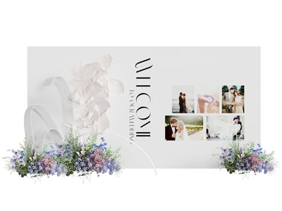 现代婚庆美陈 户外装置