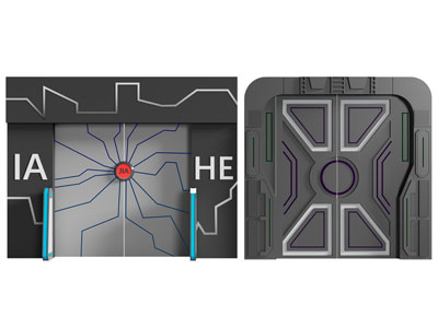 现代科技感大门