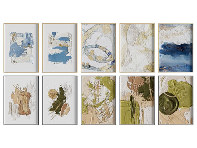 现代抽象装饰挂画