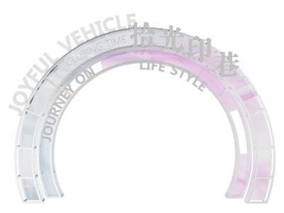 现代活动大门 美陈3d模型 现代活动大门 美陈