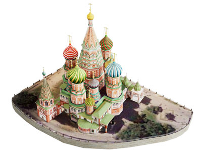 欧式城堡建筑卡通场景