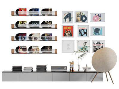 现代亚克力墙面书刊杂志架 墙饰挂件