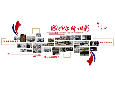 现代企业文化墙3d模型 现代企业文化墙