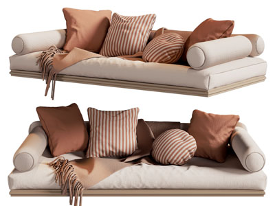 现代懒人沙发 布艺休闲沙发 沙发垫3d模型 现代懒人沙发 布艺休闲沙发 沙发垫