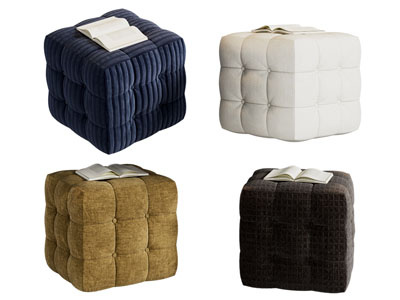 现代方形沙发凳子