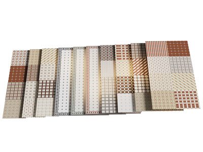 现代方格图案的地面拼花