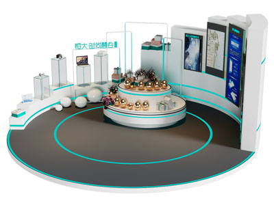 现代售楼处展厅展览3d模型 现代售楼处展厅展览
