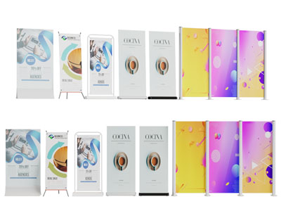 现代易拉宝 广告牌 展架