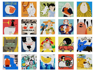 现代卡通装饰挂画