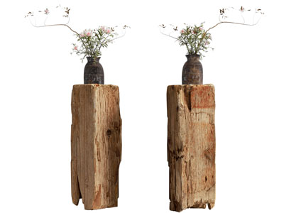 侘寂风陶艺花瓶花卉3d模型 侘寂风陶艺花瓶花卉