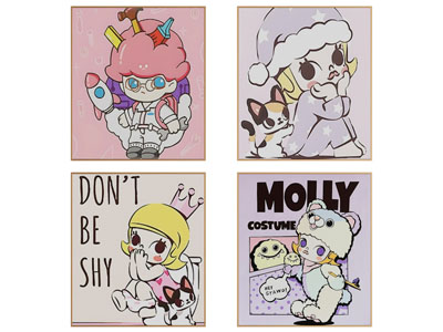 现代卡通人物装饰挂画