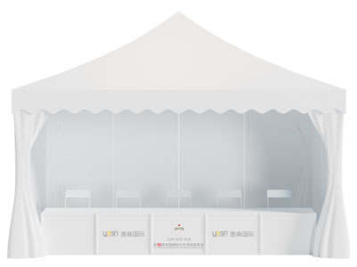 现代帐篷摊位 篷房设计 展览设计