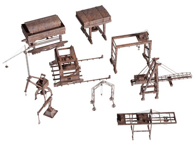 工业风LOFT 起重机