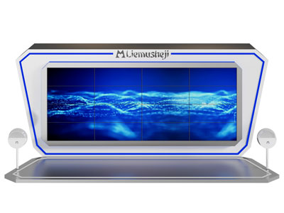 现代科技显示屏 科技背景墙 展览展示墙