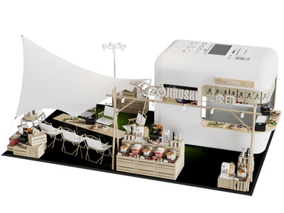 现代户外营地饭店餐馆3d模型 现代户外营地饭店餐馆