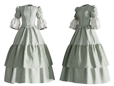 现代女装裙子 衣服3d模型 现代女装裙子 衣服
