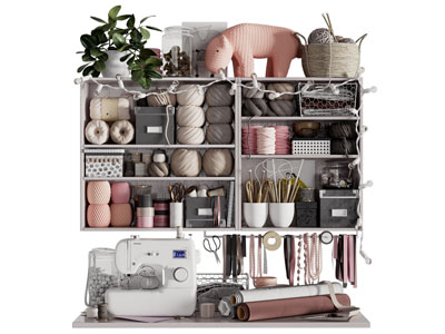 现代缝纫机 裁缝工具