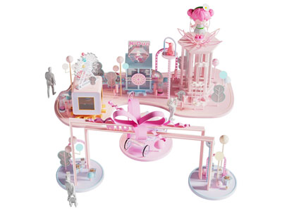 现代棒棒糖美陈