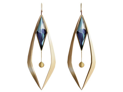 现代耳环 珠宝首饰