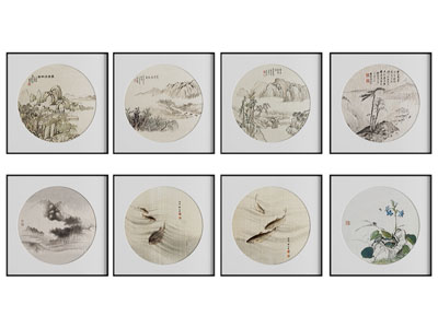 新中式装饰挂画