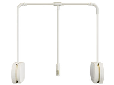 现代衣柜升降下拉式挂衣杆 自动回位缓冲衣帽间伸缩挂