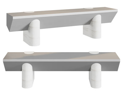 现代长方形凳子 长凳