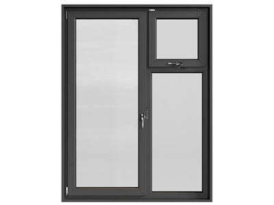 现代玻璃平开窗户3d模型 现代玻璃平开窗户