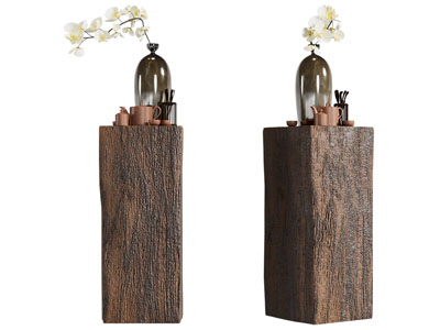 侘寂风花瓶摆件组合