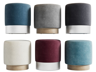 现代圆形坐墩 沙发凳子 换鞋凳