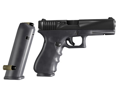 现代手枪 武器3d模型 现代手枪 武器