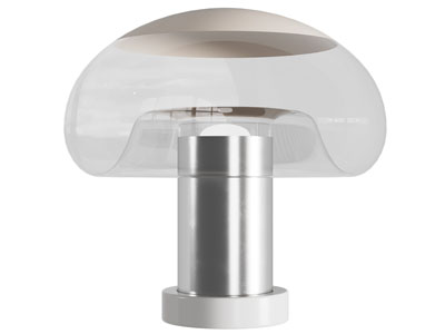 现代玻璃灯罩的台灯3d模型 现代玻璃灯罩的台灯