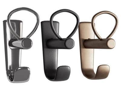 现代金属挂钩 毛巾架