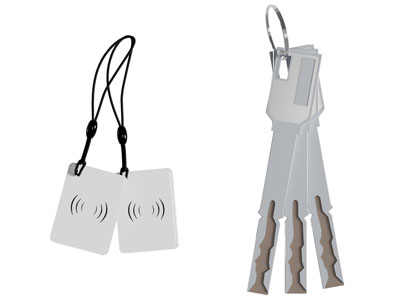 现代钥匙串 门禁卡