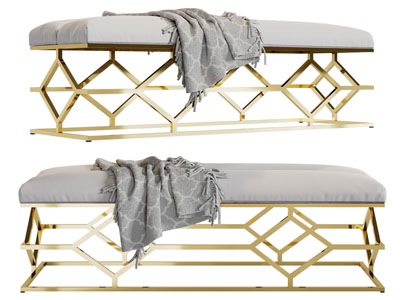 现代轻奢沙发凳子