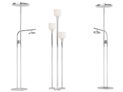 现代落地灯3d模型 现代落地灯