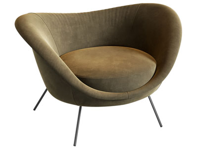 现代休闲椅子3d模型 现代休闲椅子