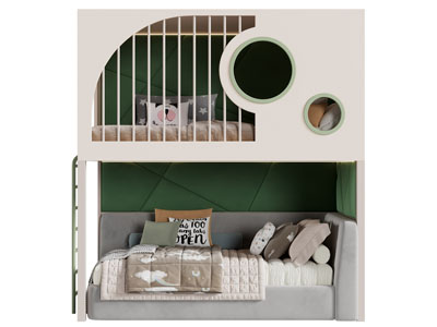 现代儿童上下床 上下铺