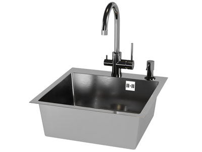 现代洗菜盆 水龙头