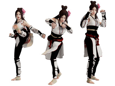 现代游戏影视角色3d模型 现代游戏影视角色