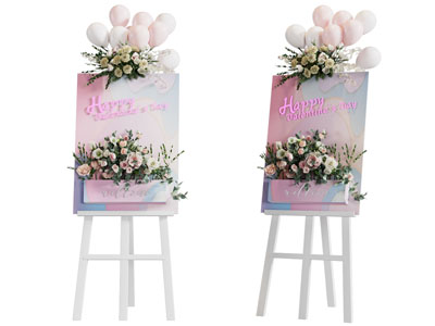 现代海报 广告牌 指示牌