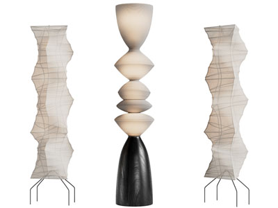 现代落地灯3d模型 现代落地灯