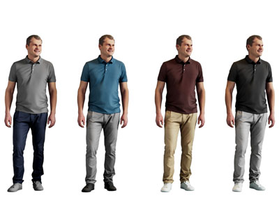 现代男人 人物3d模型 现代男人 人物