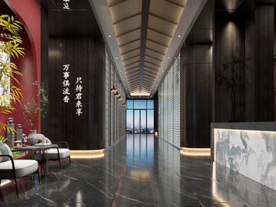 中餐厅走廊 过道